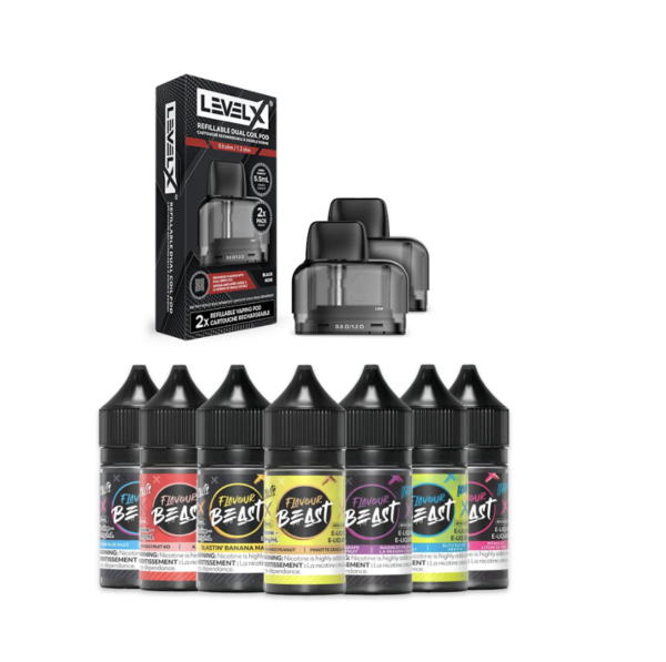 Level X Open Pod Starter Kit- 2 Pods & 30ml Nic Salt