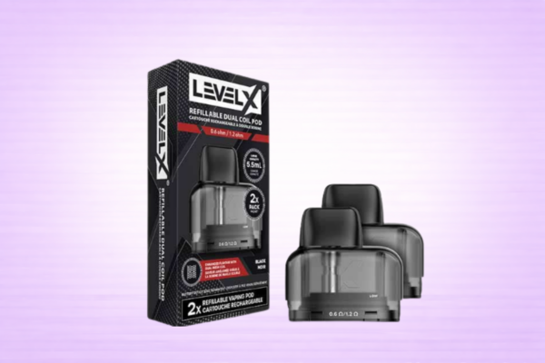 Level X Refillable Dual Coil Pod 5.5mL 0.6/1.2ohm